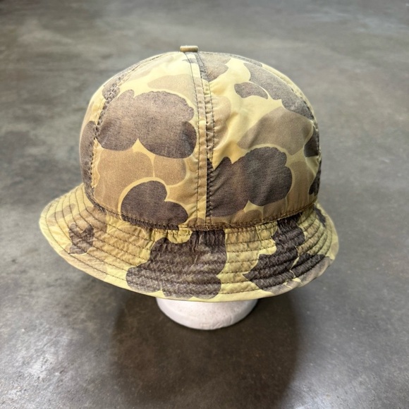 Vintage Thinsulate Camo Bucket Hat Hunting Outdoor Military Style Cap USA Made - Picture 2 of 6
